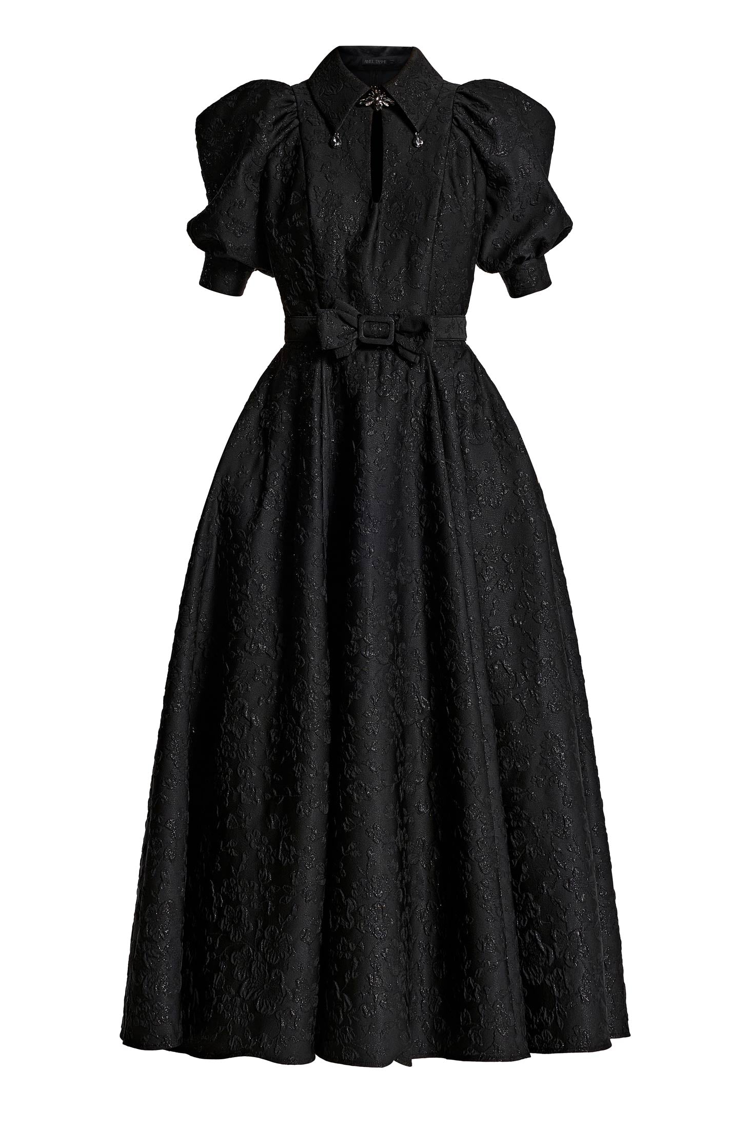 Jacquard Flared Maxi Dress – AnelTashe
