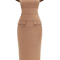 Tweed Midi Dress