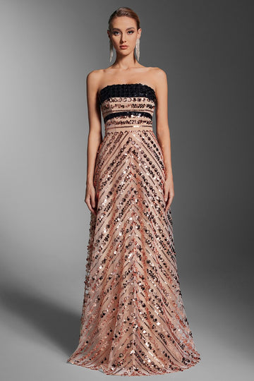 Sequined Maxi Dress