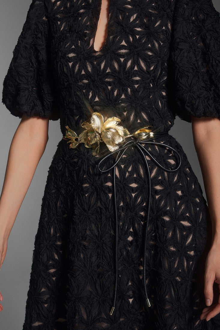Textured Flower Dress