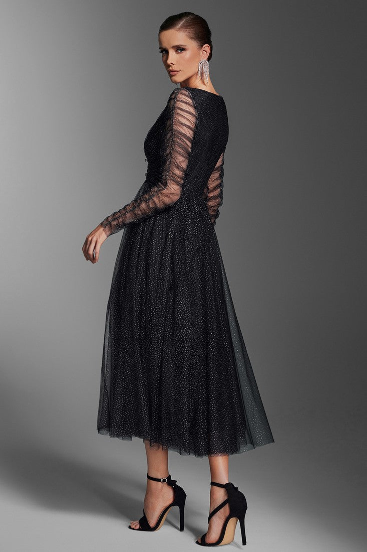 Tulle Midi Dress