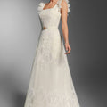 Petals Embroidery Maxi Dress
