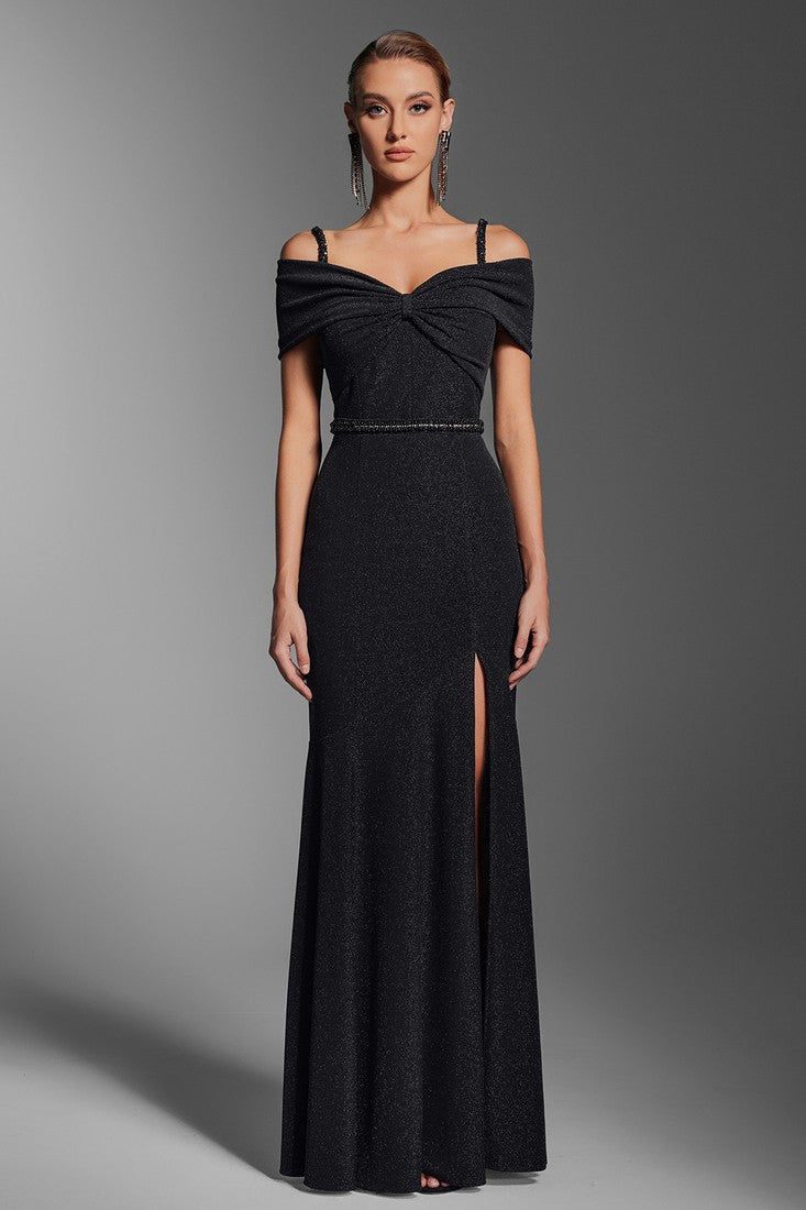 Off-Shoulder Maxi Dress