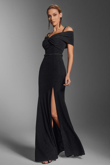 Off-Shoulder Maxi Dress