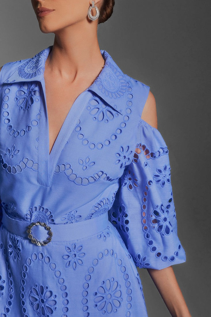 Embroidery Maxi Dress