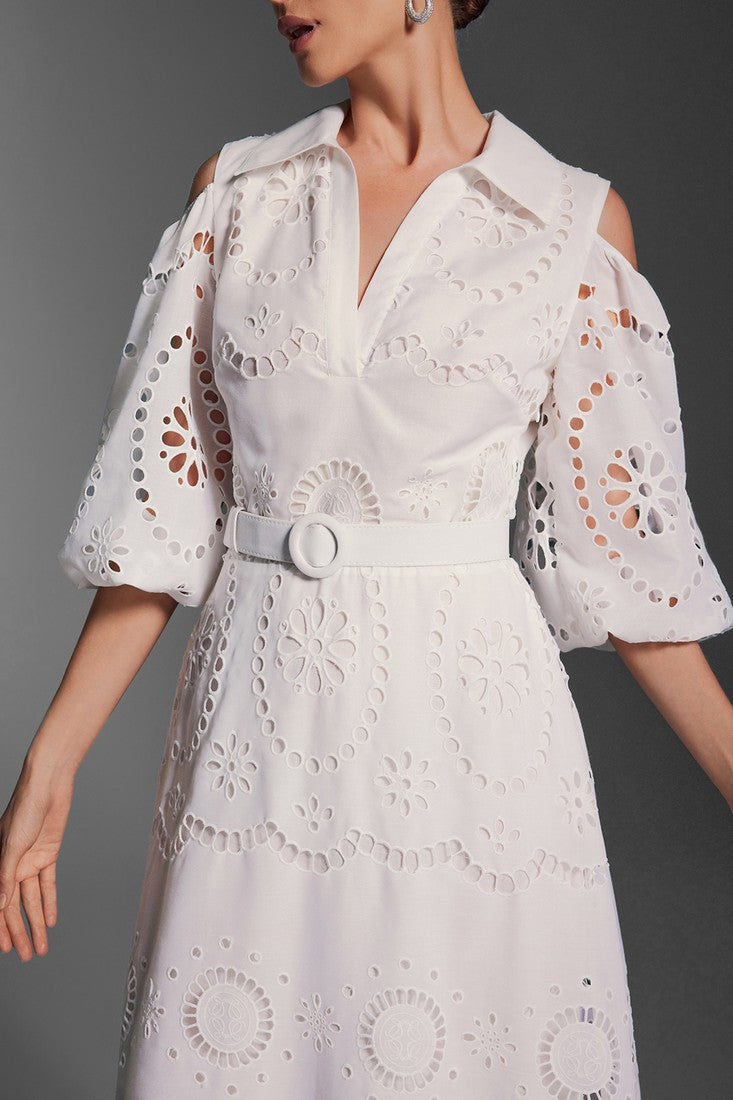 Embroidery Maxi Dress