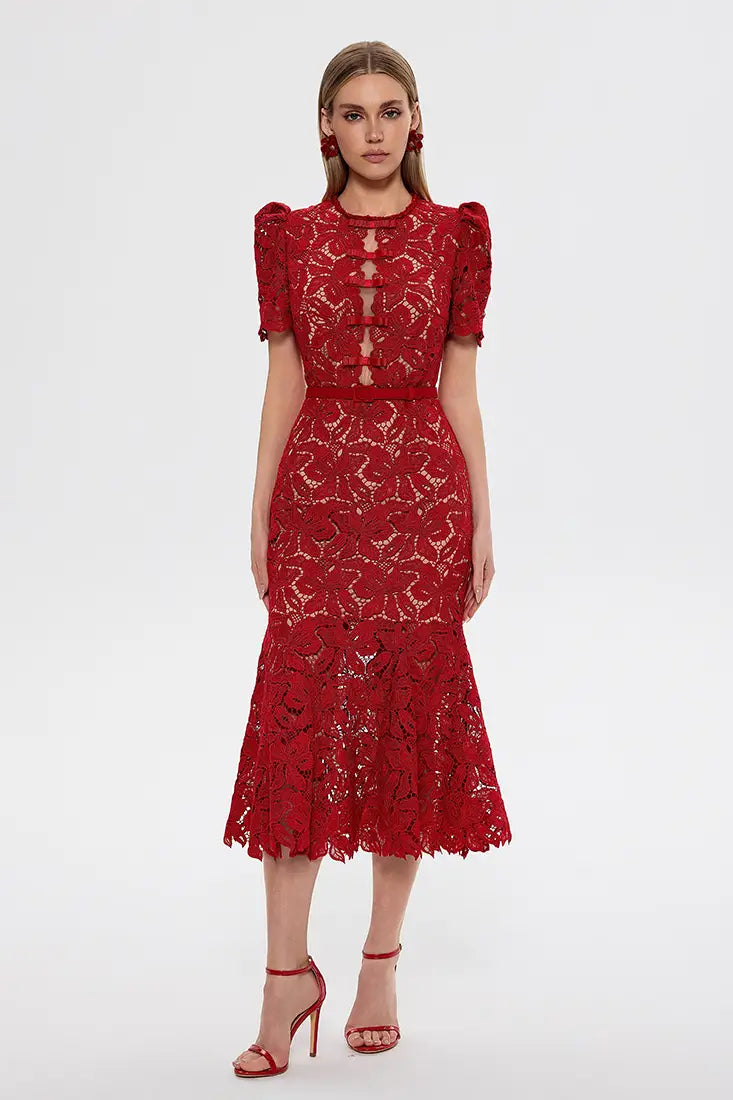 emersyn midi lace dress Petal and Pup Dress Emersyn Midi Lace Dress