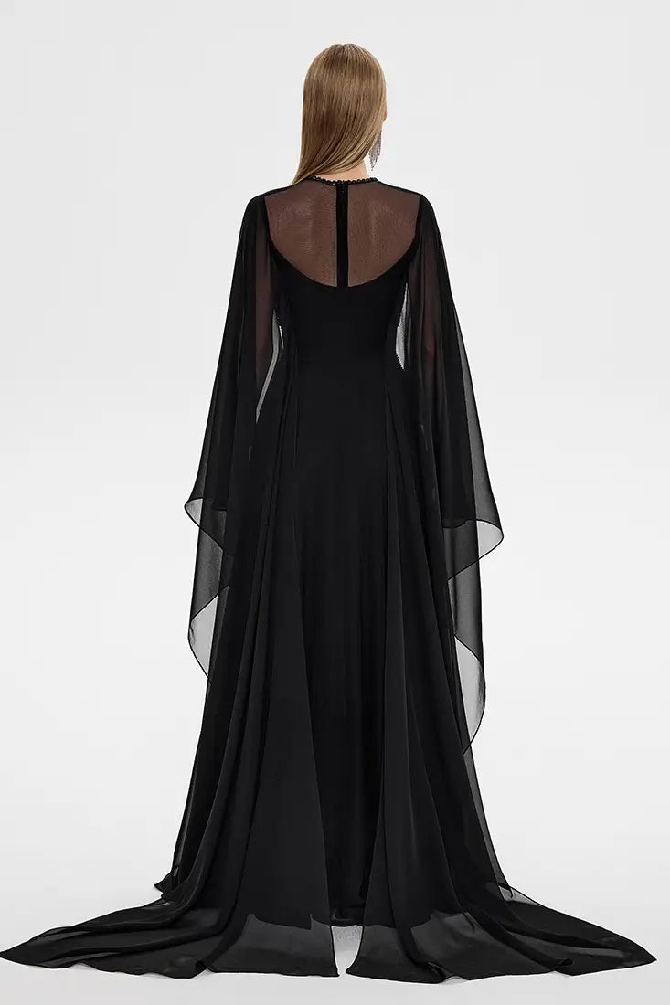 Crystal Embroidered Bodice Gown