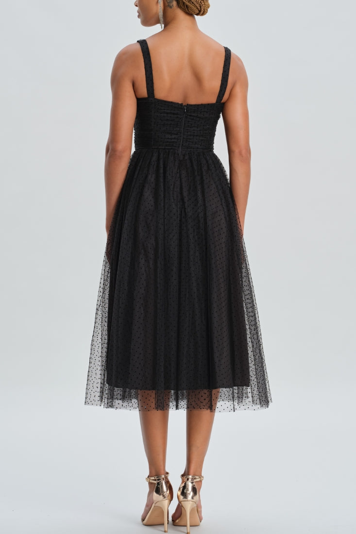 Polka Dot Tulle Dress Black / 2XL Polka Dot Tulle Dress Black / 2XL