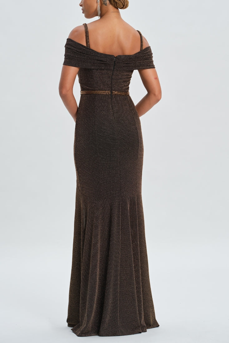 Off-Shoulder Maxi Dress