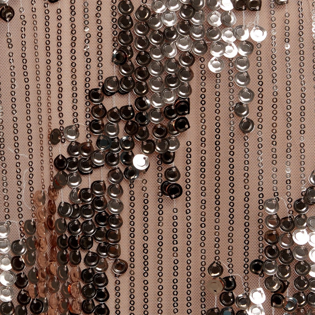 Sequin embroidered long dress