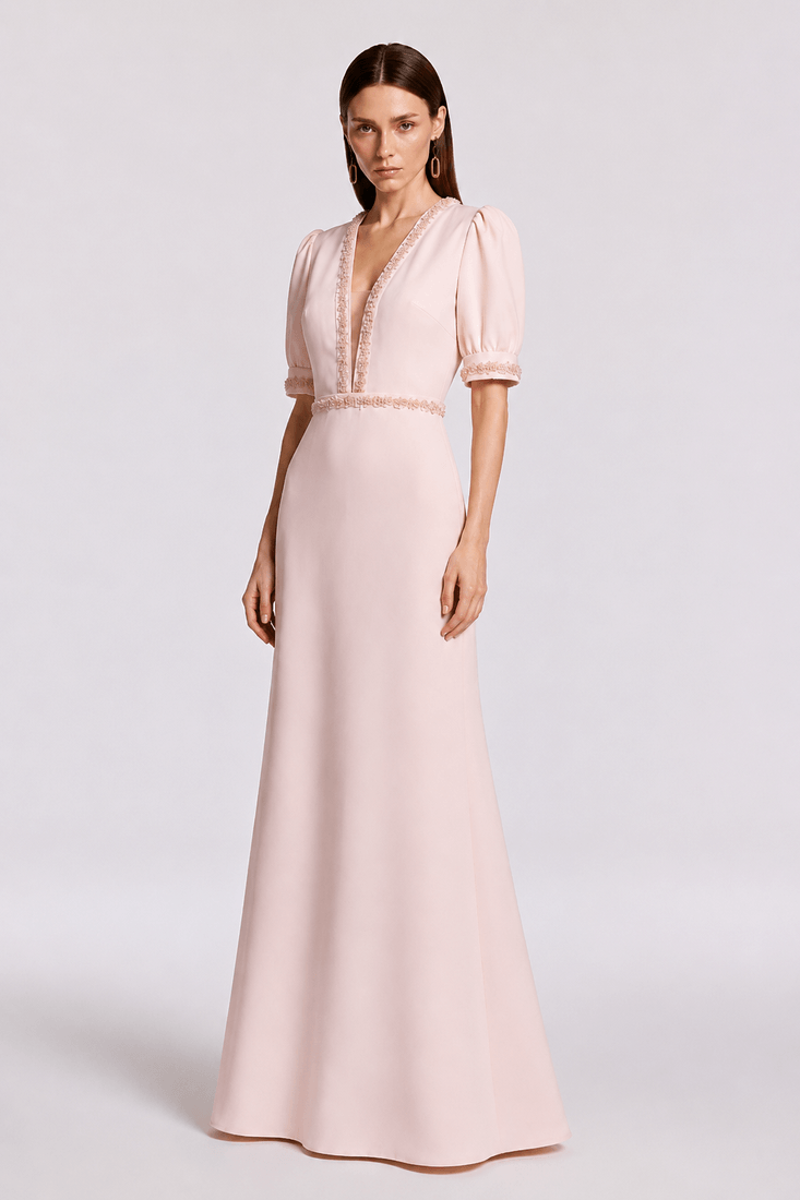 Crepe  Maxi Dress