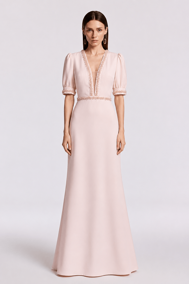 Crepe  Maxi Dress