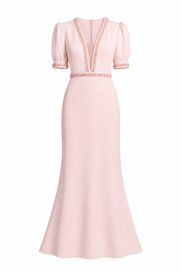 Crepe  Maxi Dress