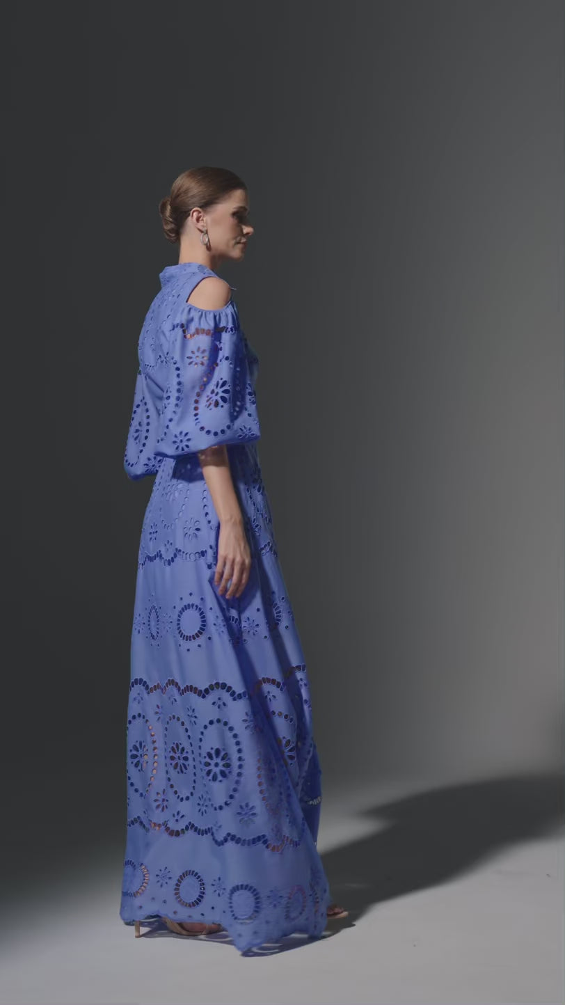 Embroidery Maxi Dress