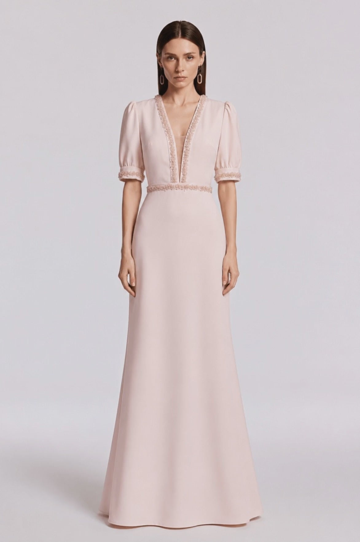Crepe  Maxi Dress